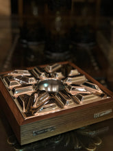 Load image into Gallery viewer, LUCERO NICKEL PLATED - WALNUT XIV CIGAR ASHTRAY